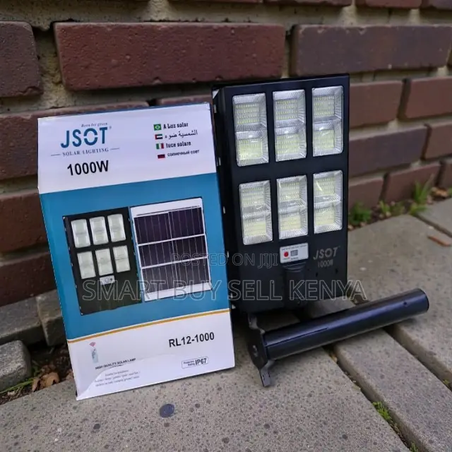 Wire Free Operation 1000 Watts Outdoor Security Led Solar Street Light