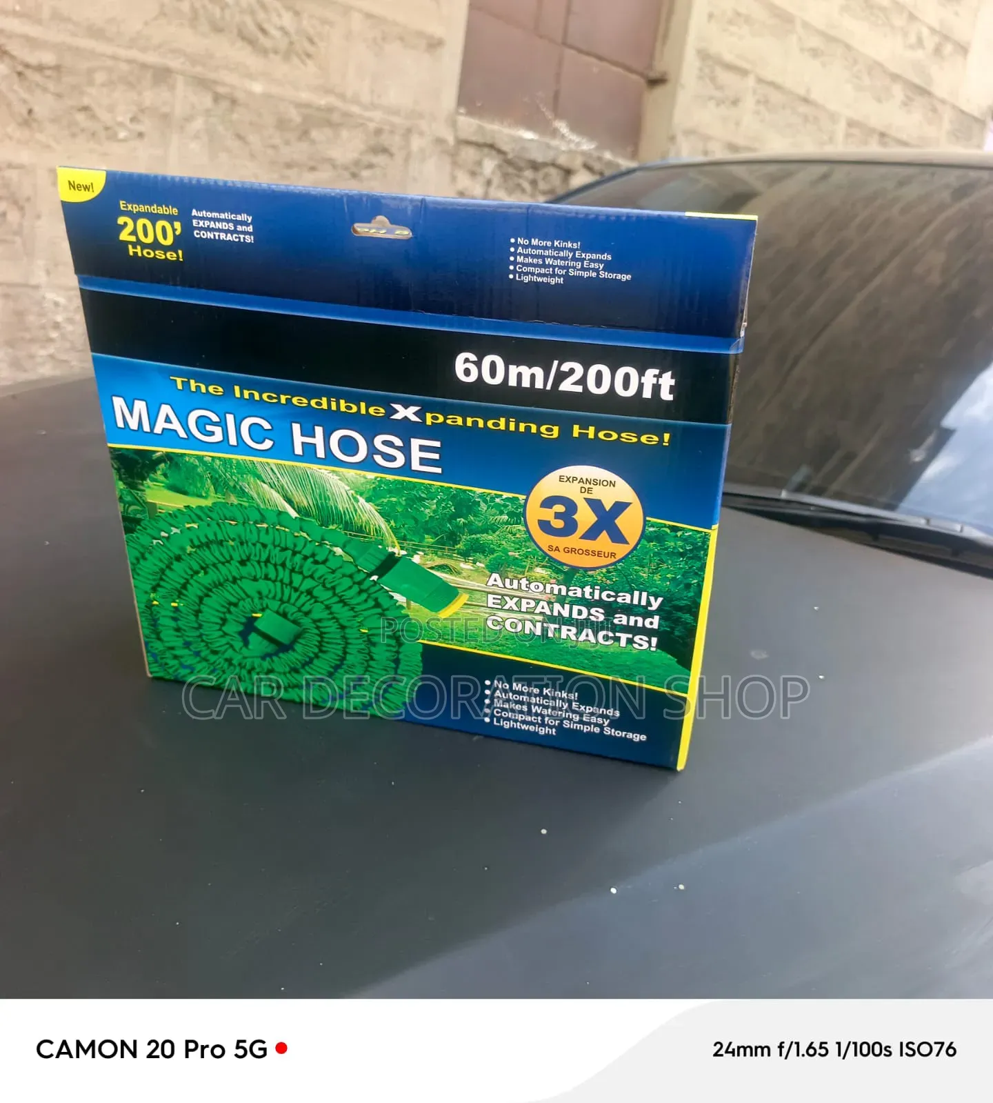 60m Magic Hose Pipe Expands 3tines Original Lenght