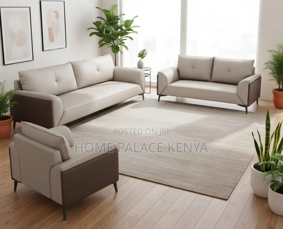 Home Sofa: 5 Seater High-End Sectional Leather Sofa Set for Home Use