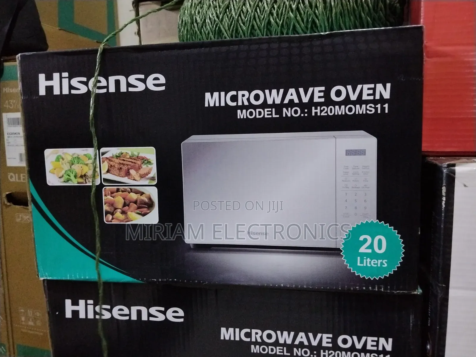 Hisense H20-Moms11 20l Microwave Oven Solo - Silver
