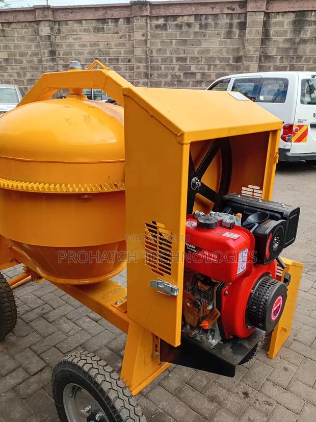 Lenhard Germany 350l Concrete Mixer With 6hp Diesel Engine