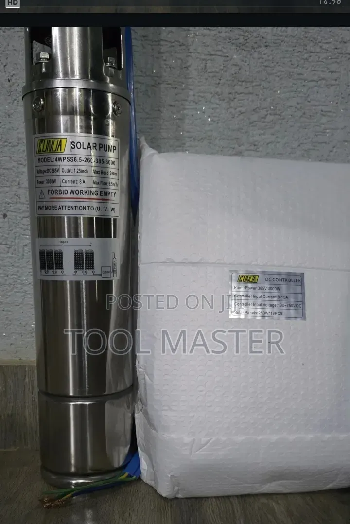 260m Submersible Solar Water Pump/260m Heavy Duty Solar Pump