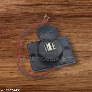 3.1a Dual Usb Socket Charger for Vehicle Panel Mounting
