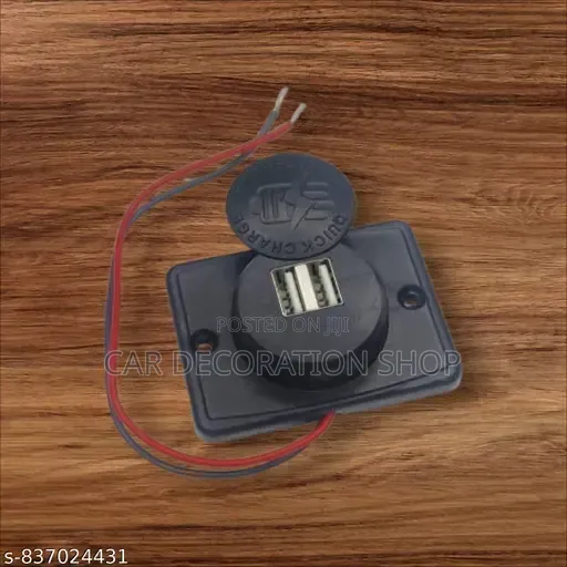 3.1a Dual Usb Socket Charger for Vehicle Panel Mounting