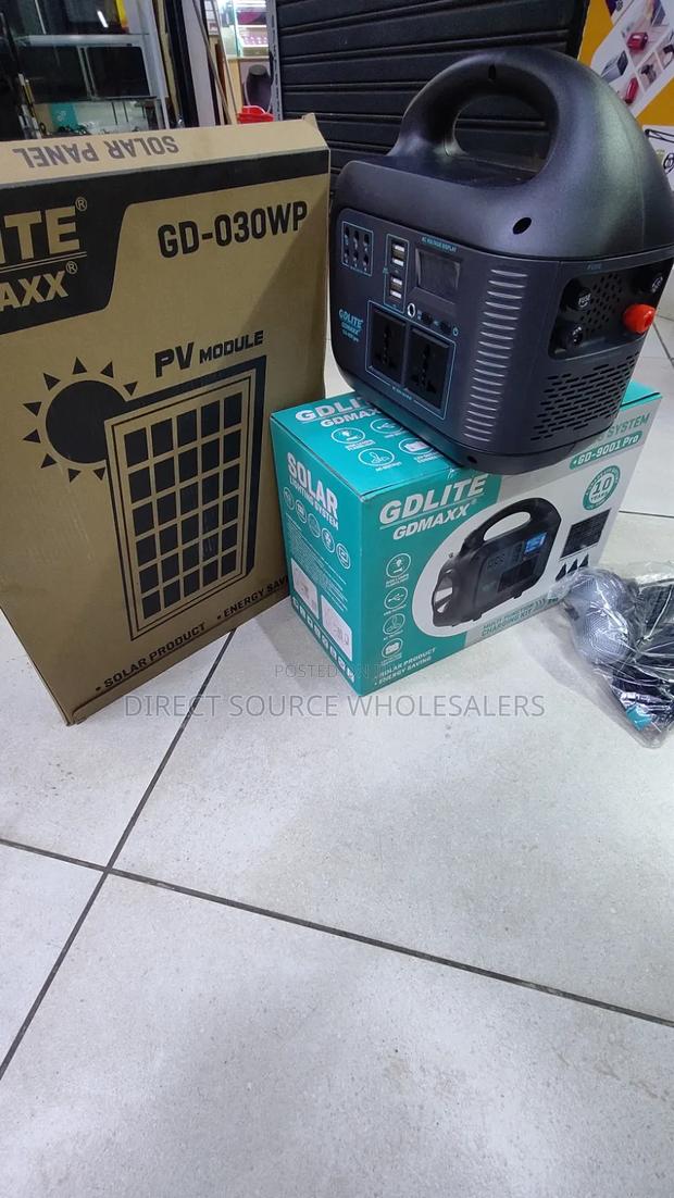 Premium Gdlite Solar Lighting System With Ac Powerful Backup Battery - thumbnail 2