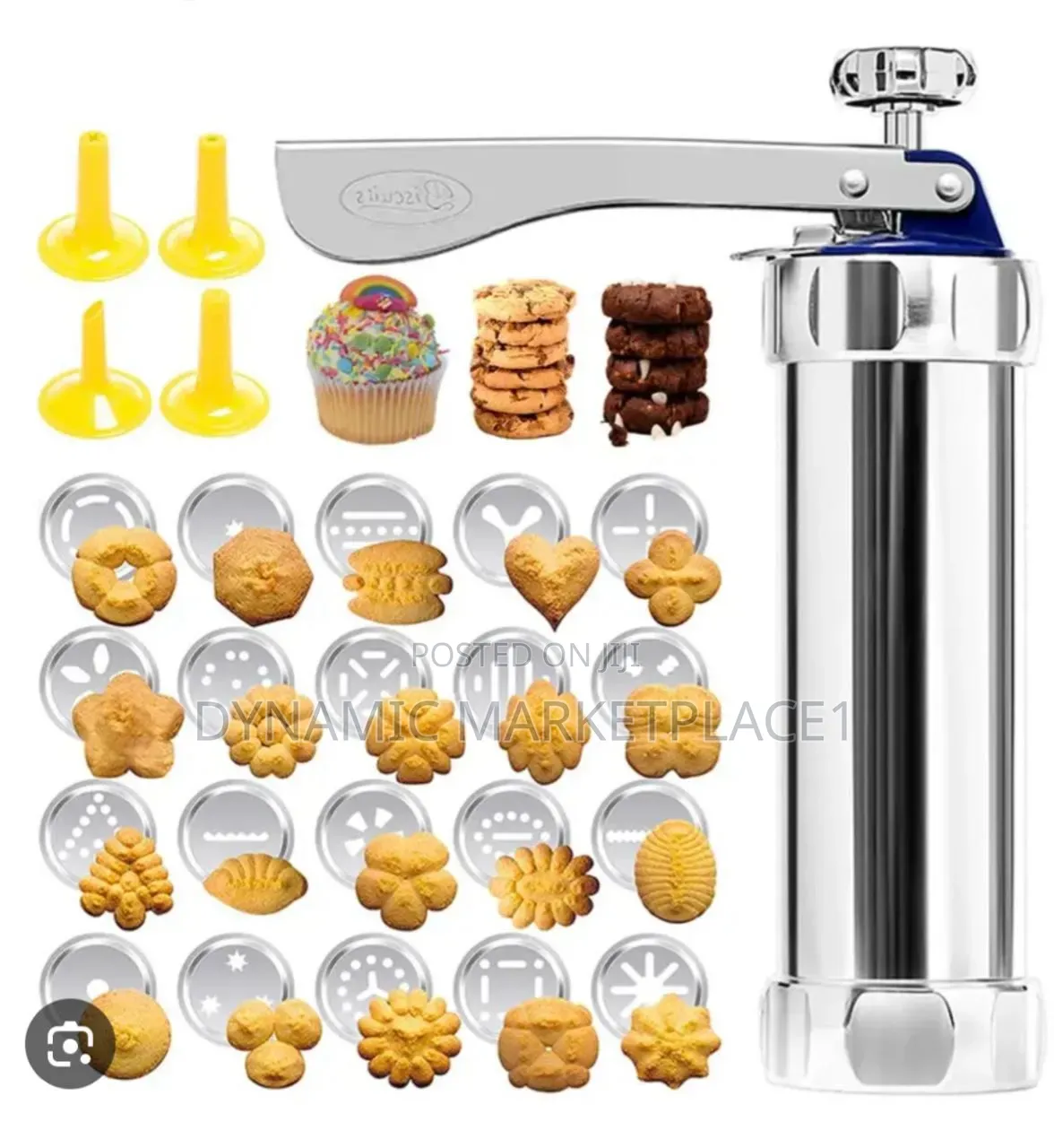 Stainless Steel Cookie Press or Biscuit Maker