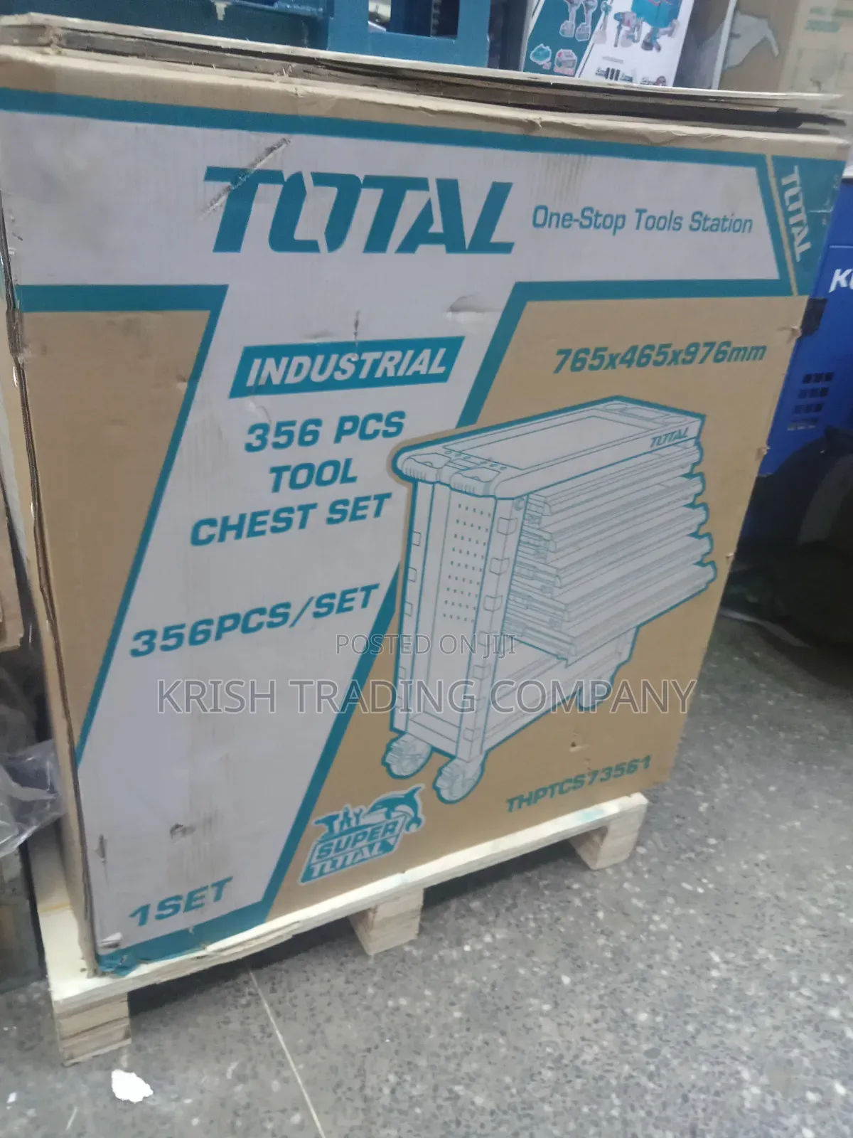 356pcs Total Tool Chest Set – Heavy Duty Professional Kit