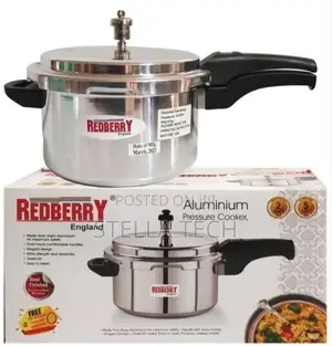 Redberry Premium Range Aluminium Pressure Cooker 10 Litres
