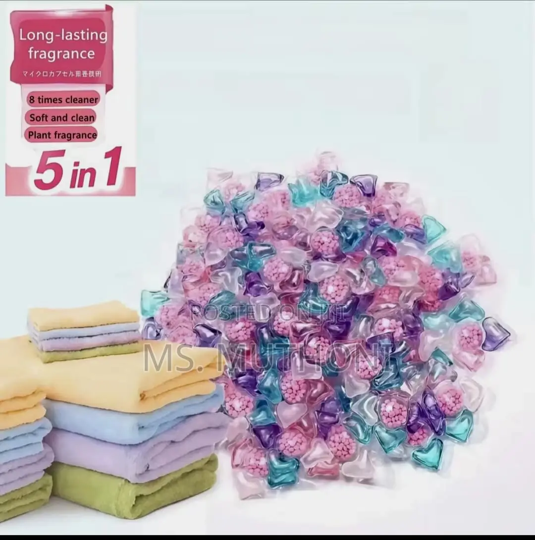 5-in-1 Laundry Pods + Laundry Beads