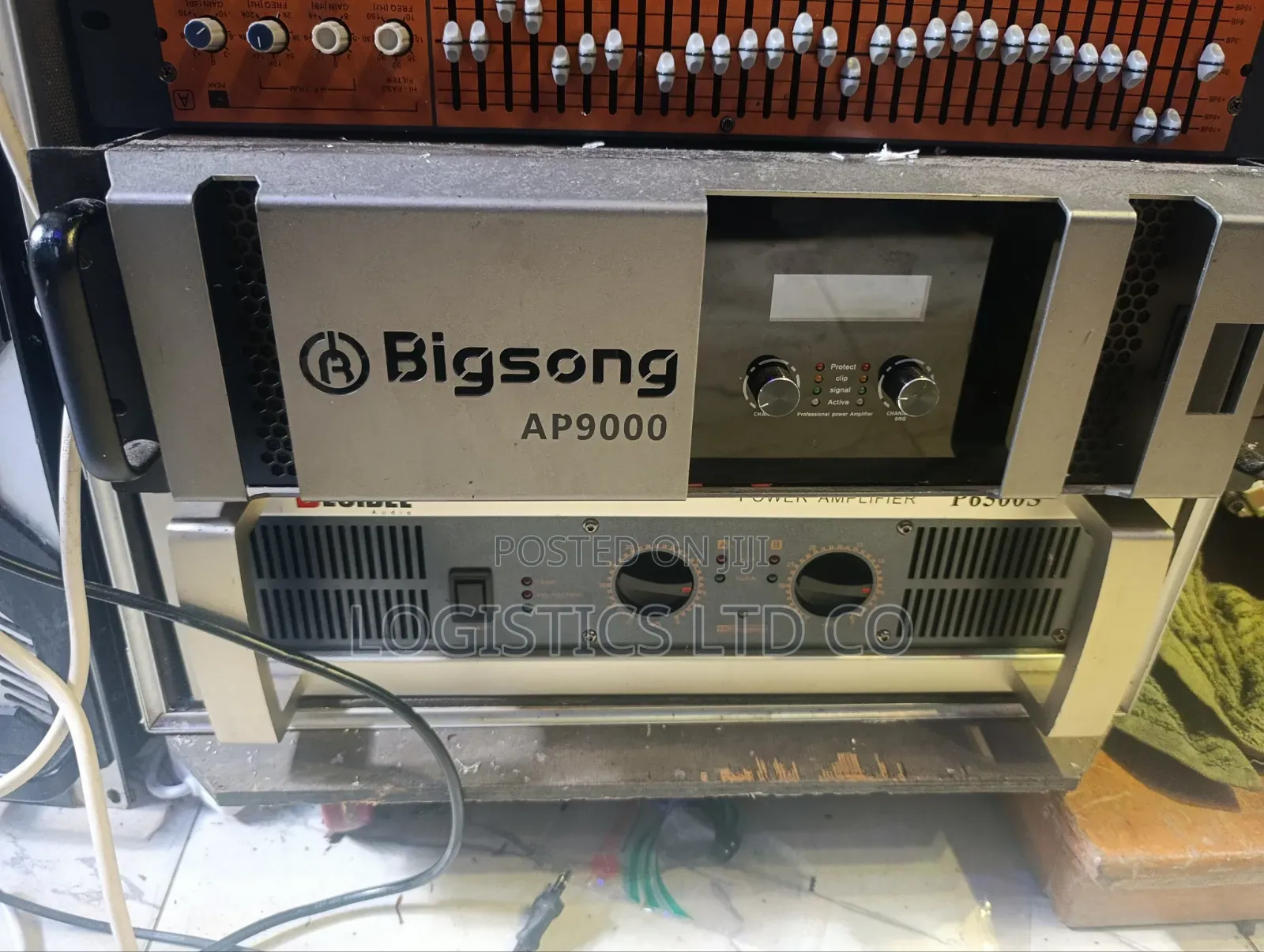 Bigsong Ap9000 Two Transformer High-Powered Professional Power Amp