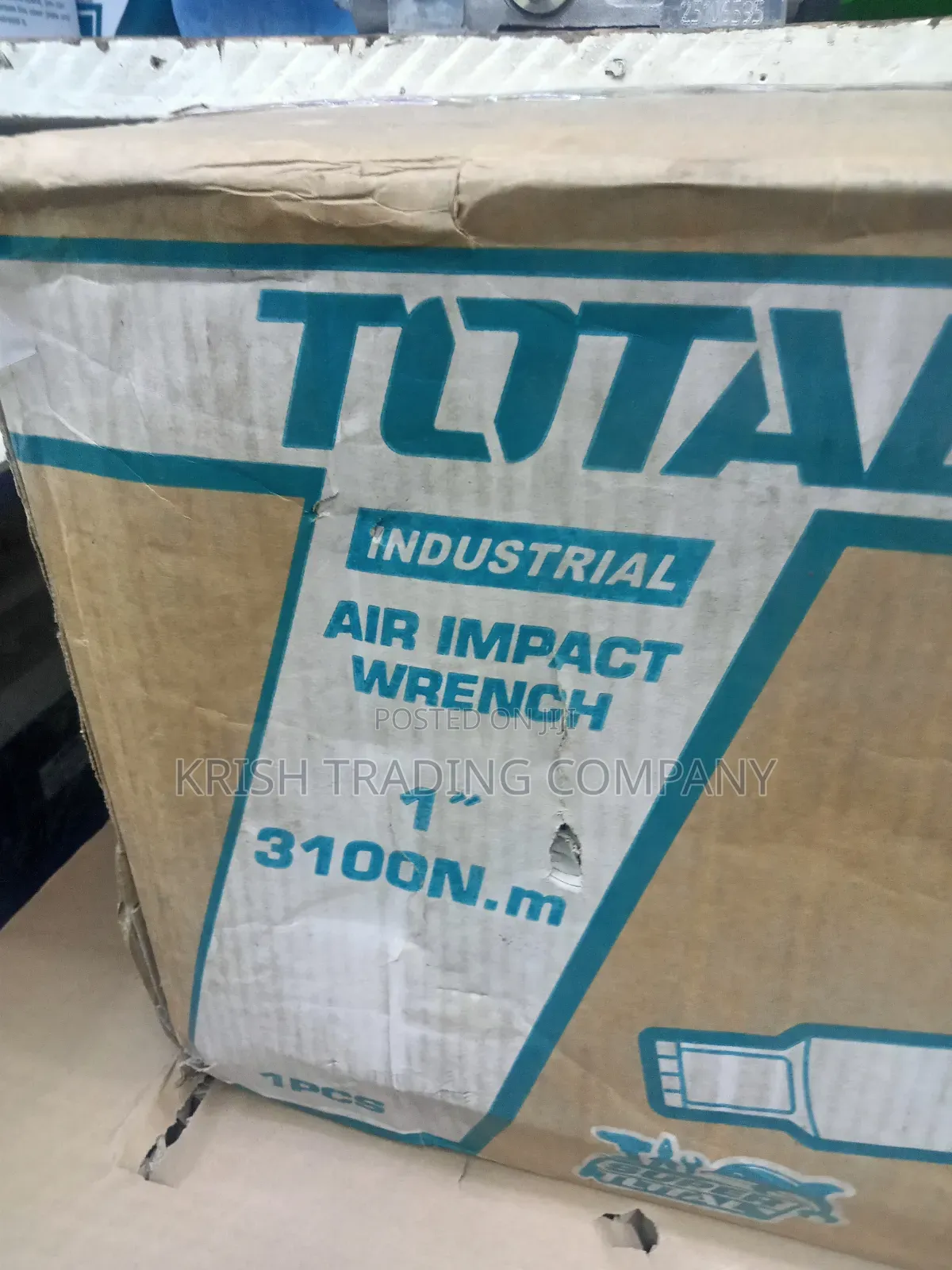 Total Industrial Air Impact Wrench 1" 3100n.M