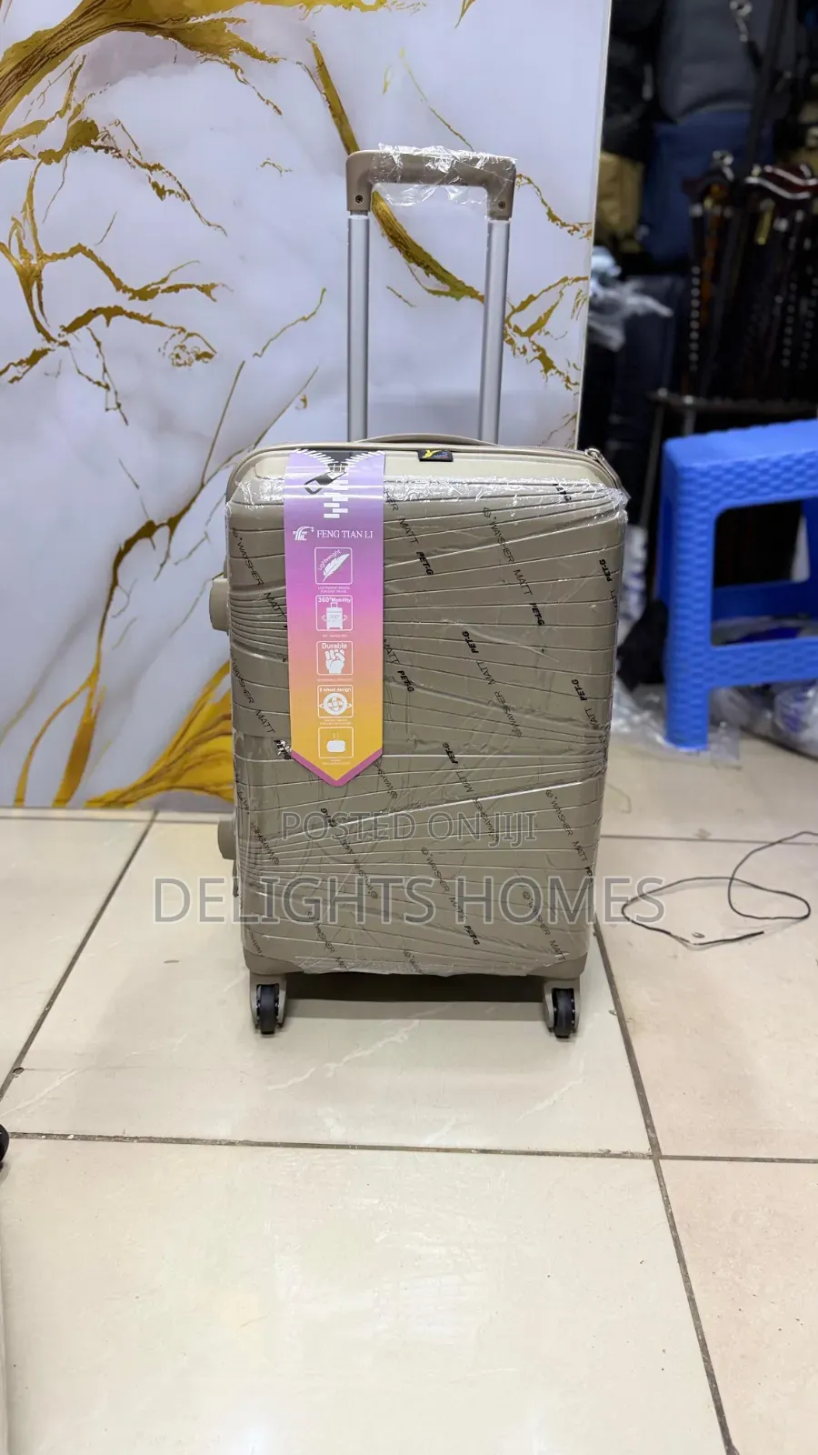 Small Size Rubber Suitcase Height 56cm_yu