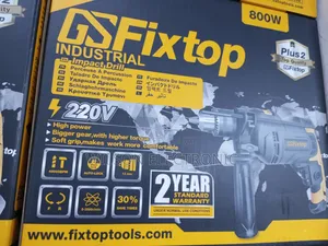 Fixtop Electric Industrial Drill. 800w/220v