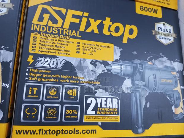 Fixtop Electric Industrial Drill. 800w/220v