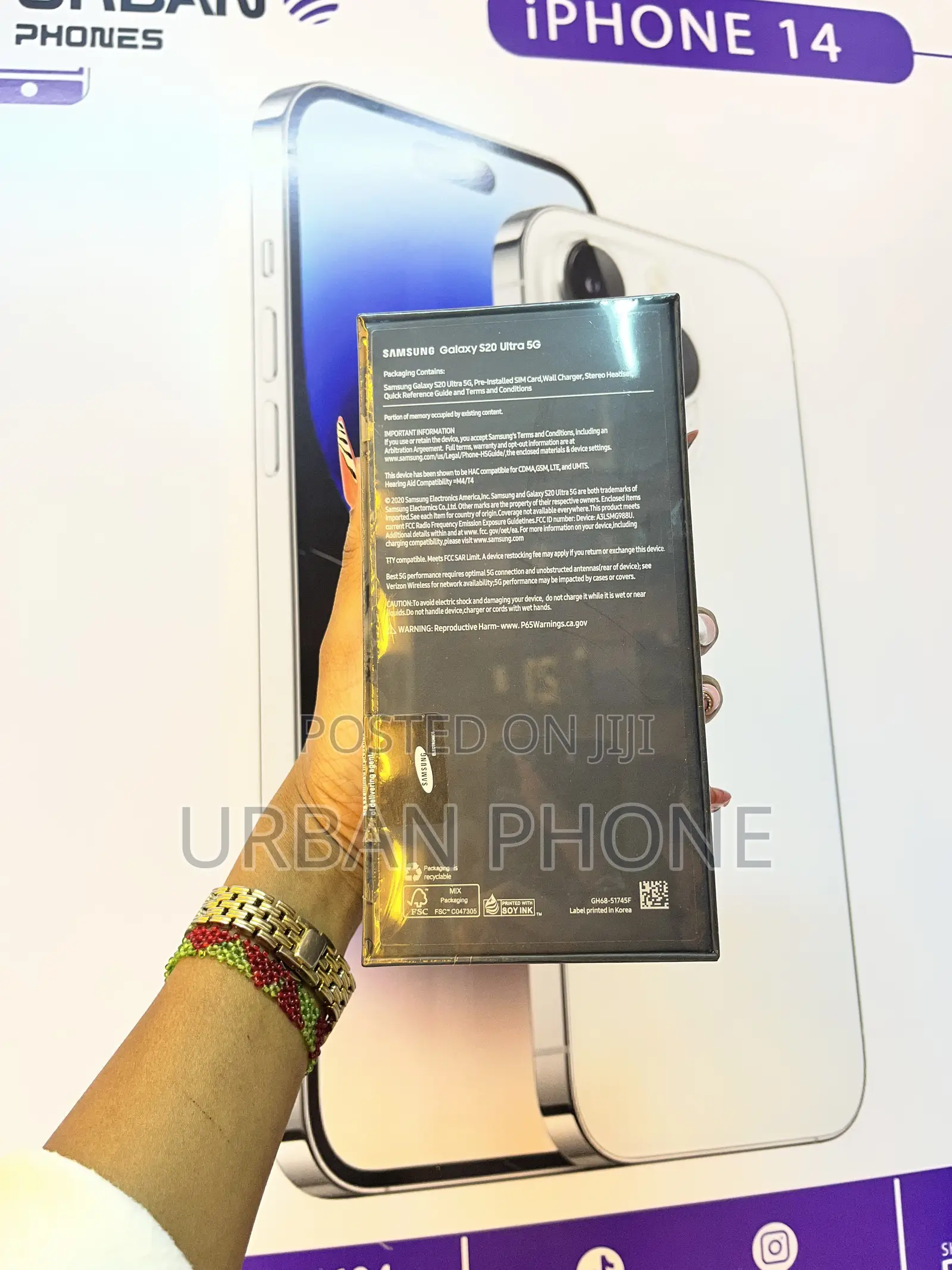 Samsung Galaxy S20 Ultra 5G 256 GB White