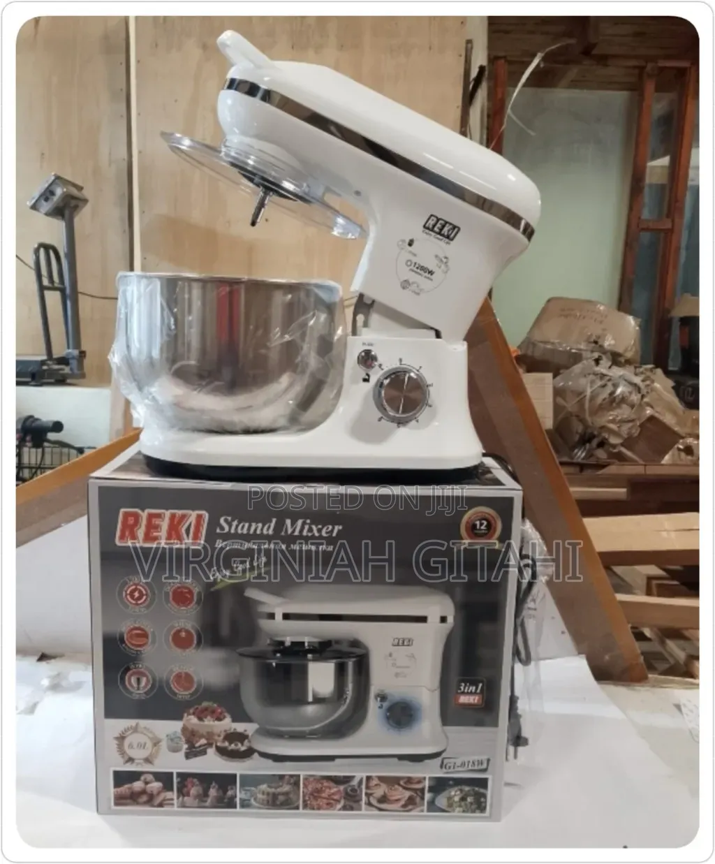 New in .6l Reki Stand Mixer