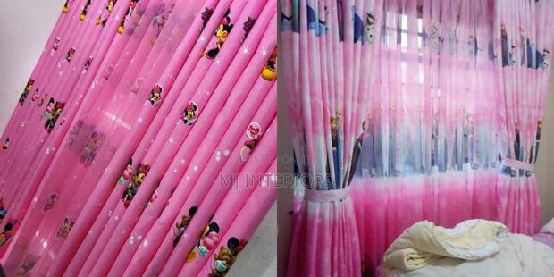 Ready Made Cartoon Curtains for Bedroom, Sitting Room and Office