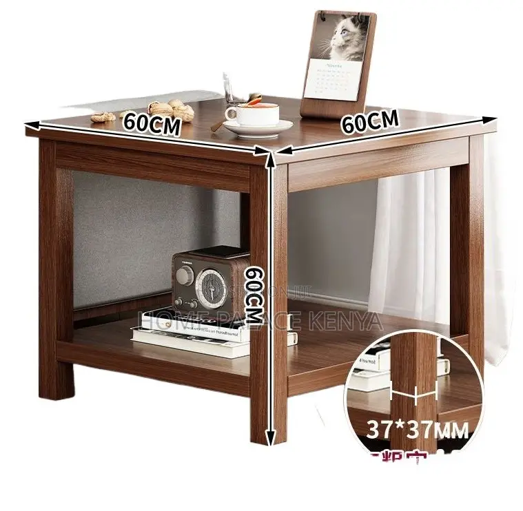 Side Table: Mahogany Chinese Style Square Solid Wood Coffee Table