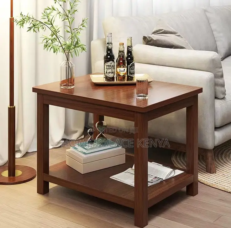 Side Table: Mahogany Chinese Style Square Solid Wood Coffee Table