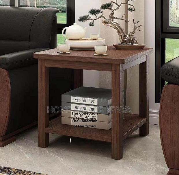 Side Table: Mahogany Chinese Style Square Solid Wood Coffee Table - thumbnail 5