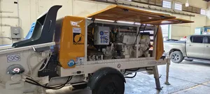 Stationary Concrete Pump With 100mtrs Pipeline