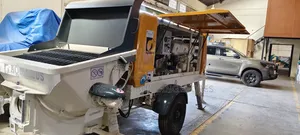 Stationary Concrete Pump With 100mtrs Pipeline