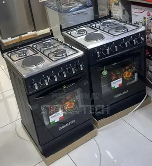 Black 50*55 Globalstar Jet 3+1 Standing Cooker With Electric Oven