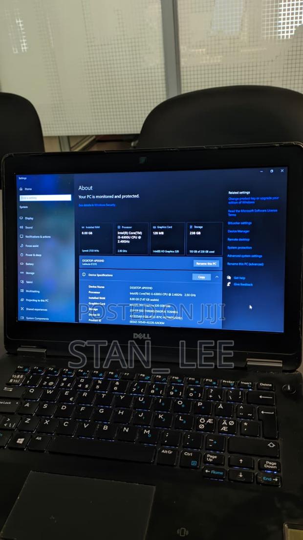 Laptop Dell Latitude E7240 8GB Intel Core i5 SSD 256GB - thumbnail 4