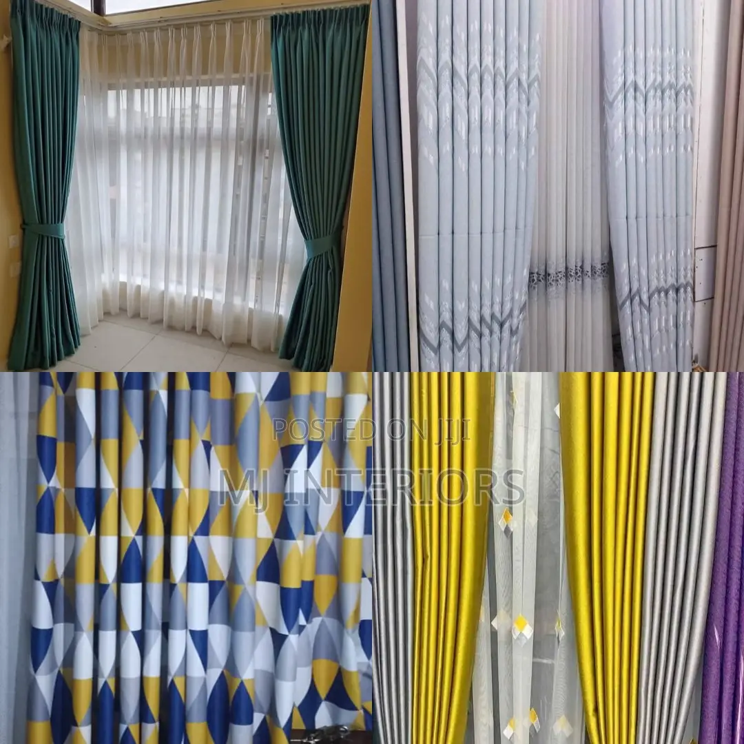 Elegant Drapes for Bedroom and Living Room Windows