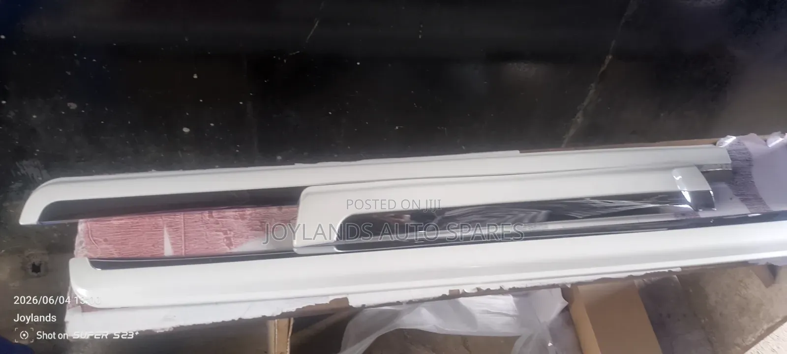 Landcruiser Prado 150 2018 Side Kit Mouldings (White)