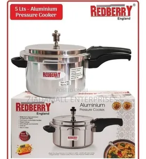 Redberry Premium 5l Pressure Cooker Perfect for Everyday Family Meals
