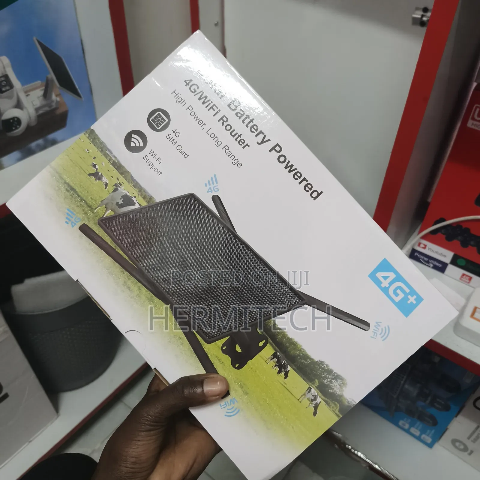 Long Range Outdoor 4g Solar Powered Sim Card Enabled Router