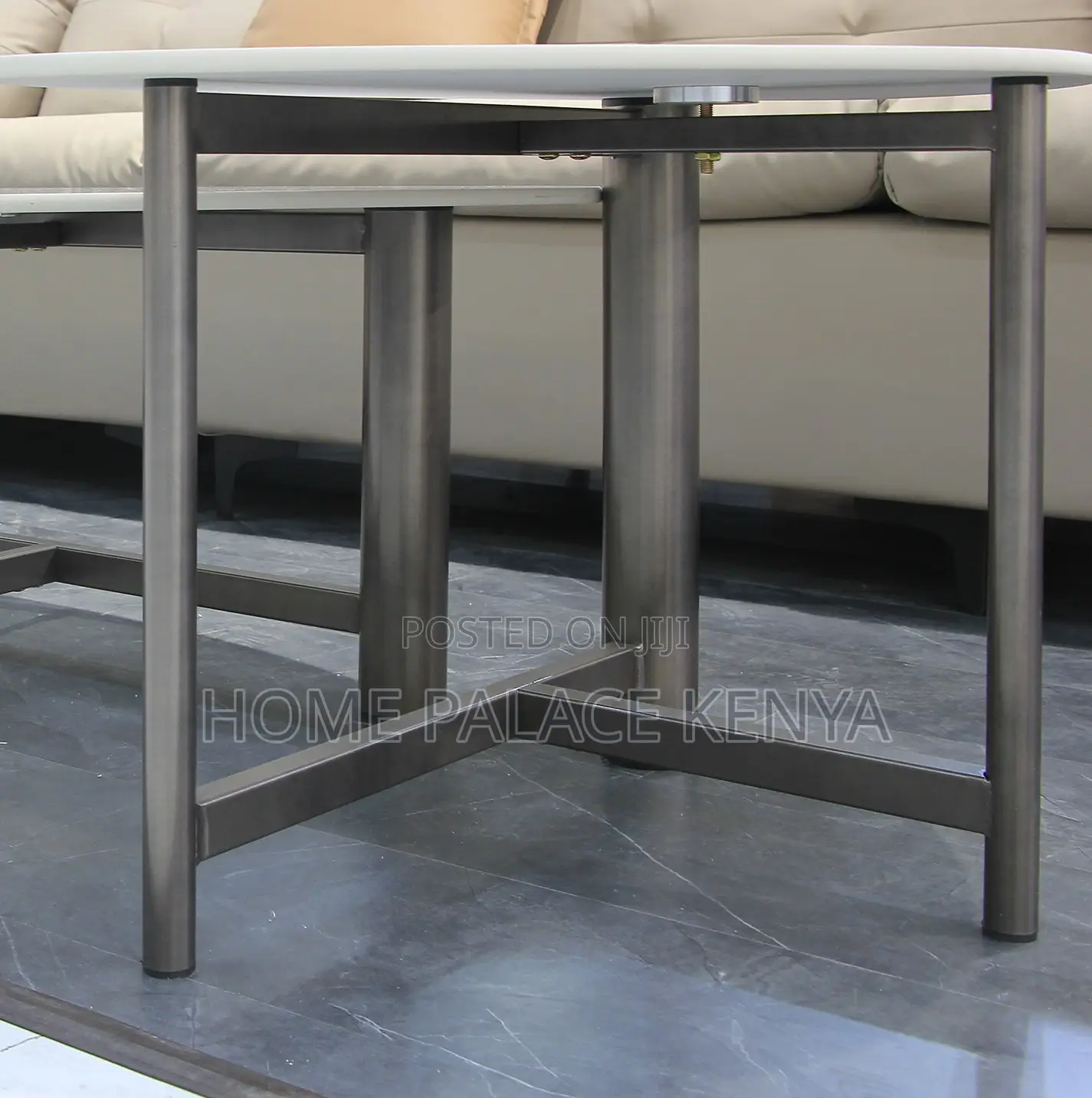 Centre Table: Luxury Stone Top Coffee Table in Italian Style