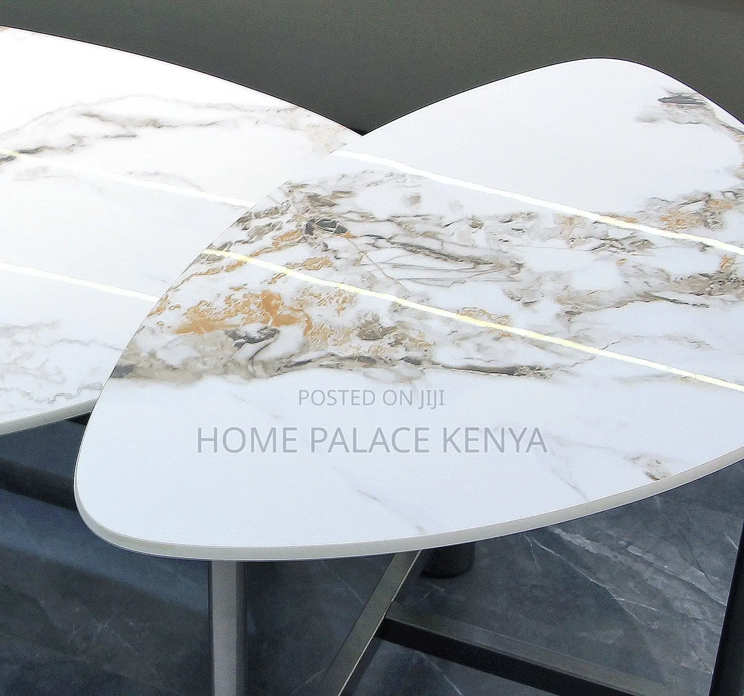 Centre Table: Luxury Stone Top Coffee Table in Italian Style