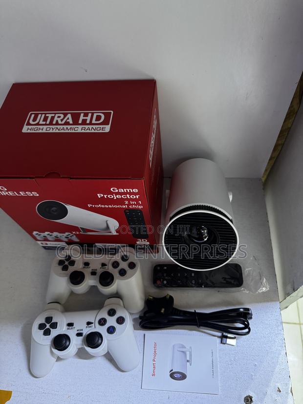 2 in 1 Portable Game Hd Projector Wireless Connectivity
