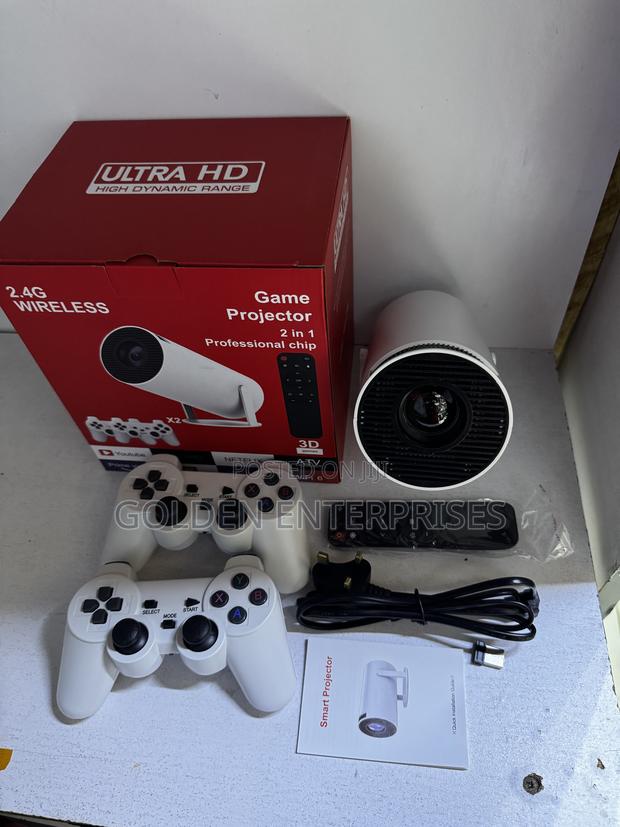 2 in 1 Portable Game Hd Projector Wireless Connectivity - thumbnail 2