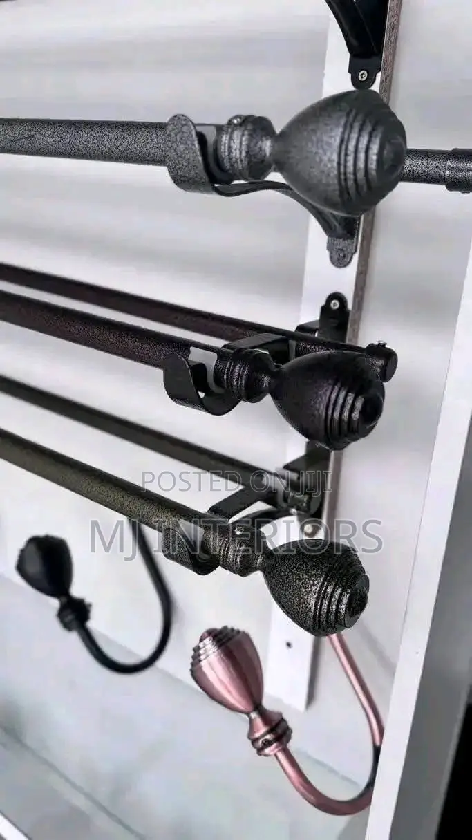 Heavy Duty Jua Kali Curtain Rods Strong Metal Nairobi Kenya Delivery