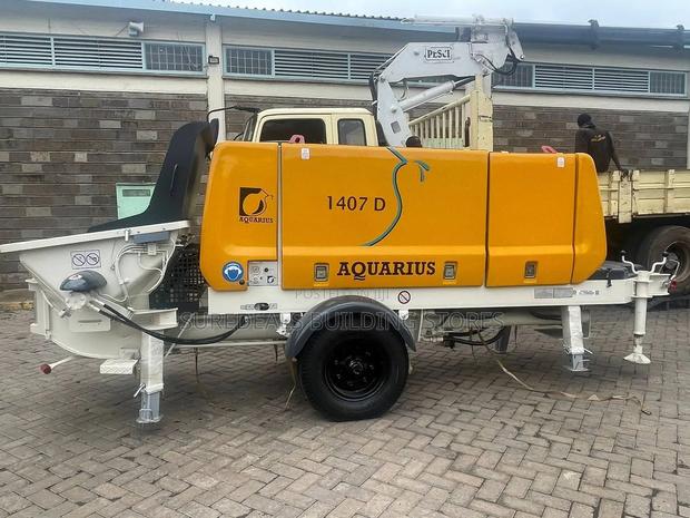Aquarius 1407d Stationary Diesel Concrete Pump. - thumbnail 3