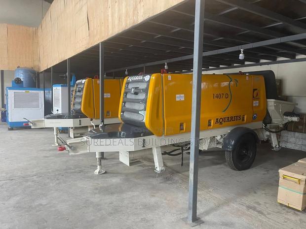 Aquarius 1407d Stationary Diesel Concrete Pump. - thumbnail 4
