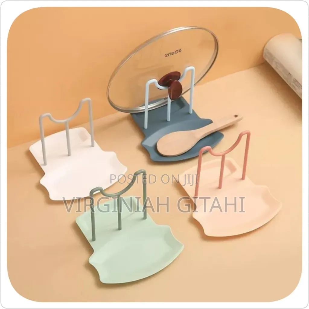 Spoon Rest and Pot Lid Holder Combo