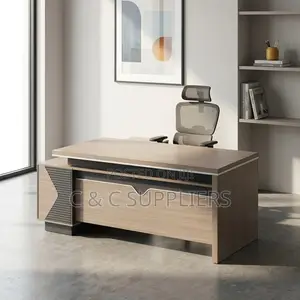 160cm Executive Office Desk With Side Drawers