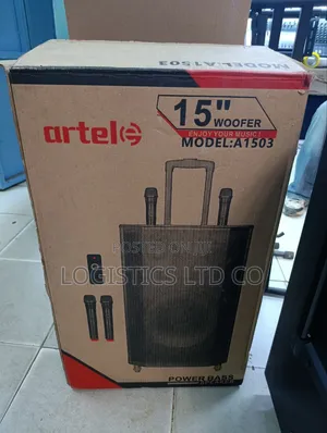 Artel A1503 Two Microphone Portable Rechargeable Speaker With Bluetoot