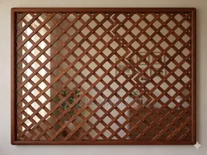 Lattice High Quality Wood Eg Red Cedar,Mahogany,Mvuli Etc