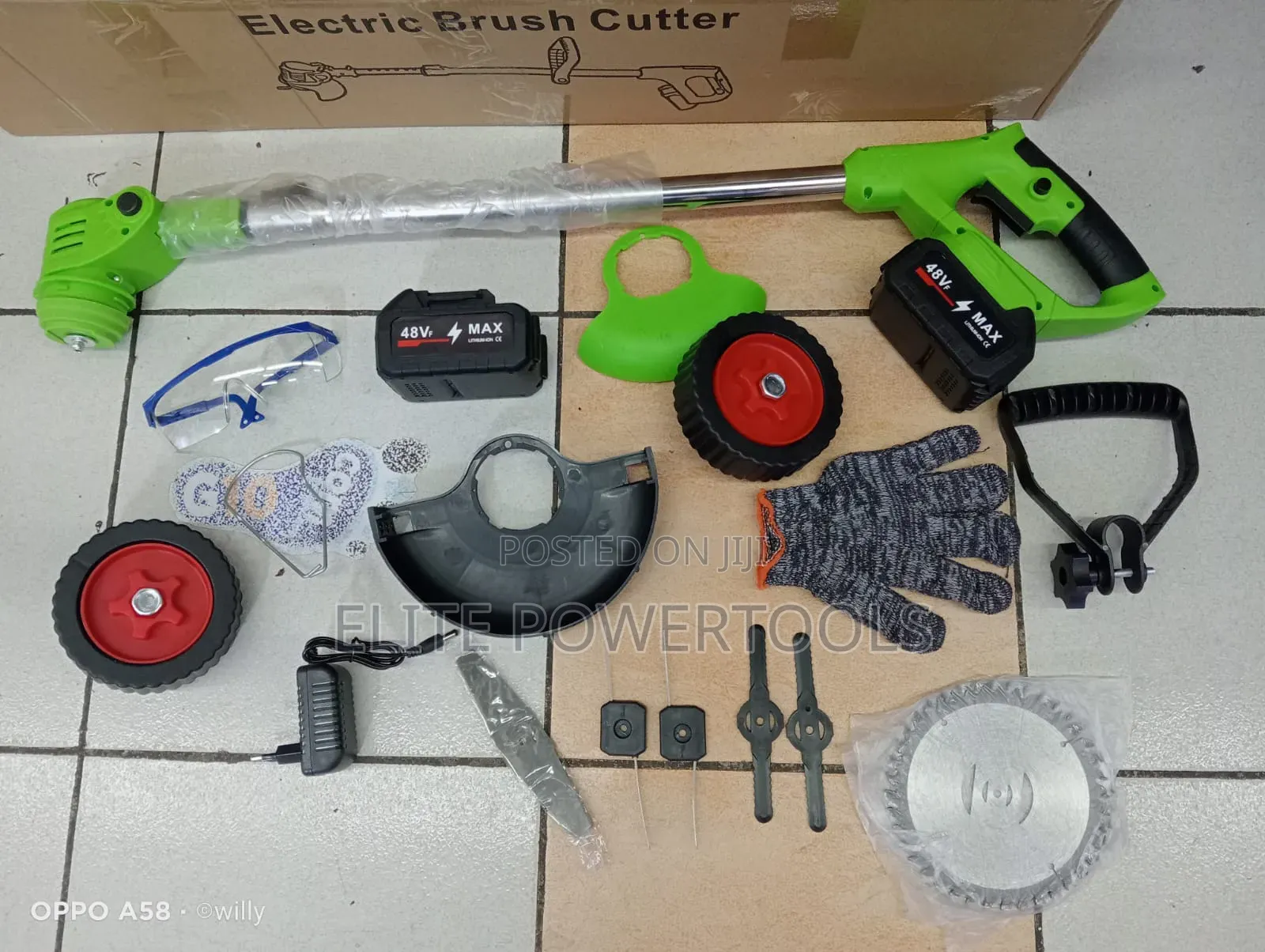 32 Braid Rechargeable Brush Cutter