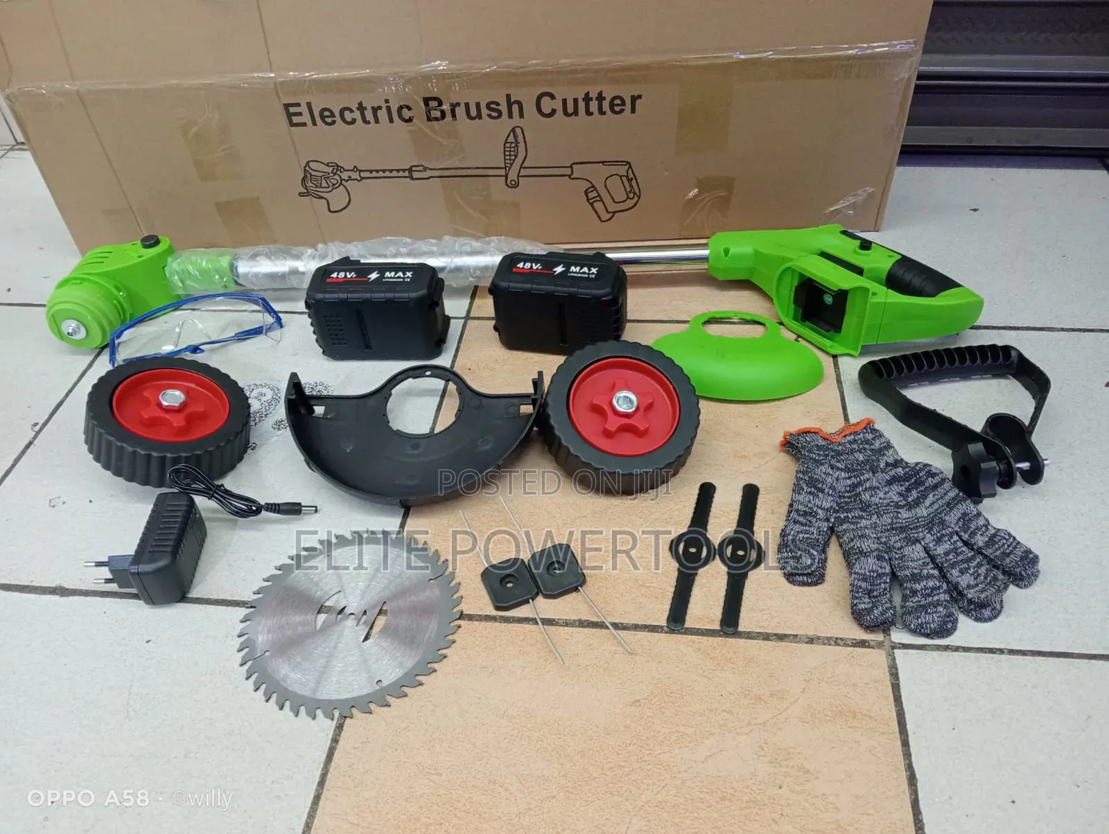 32 Braid Rechargeable Brush Cutter