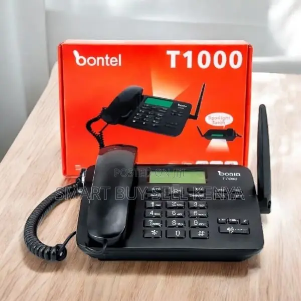 Speed Dialing Bontel T1000 Dual Sim GSM Fixed Landline Desktop Phone