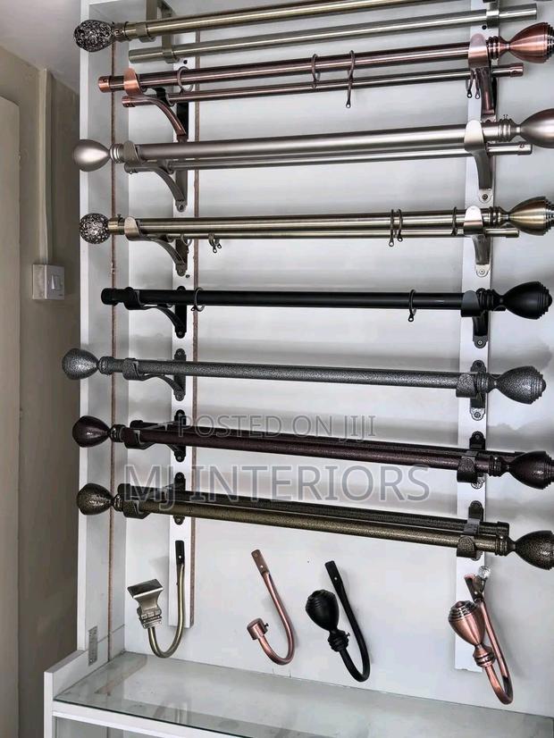 Elegant Curtain Rods Jua Kali Made for Interior Home Decoration Ke