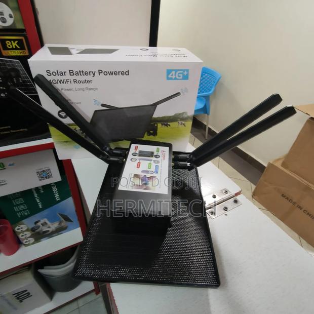 Solar Powered Outdoor 4g Sim Card Enabled Wifi Router Long Range - thumbnail 2