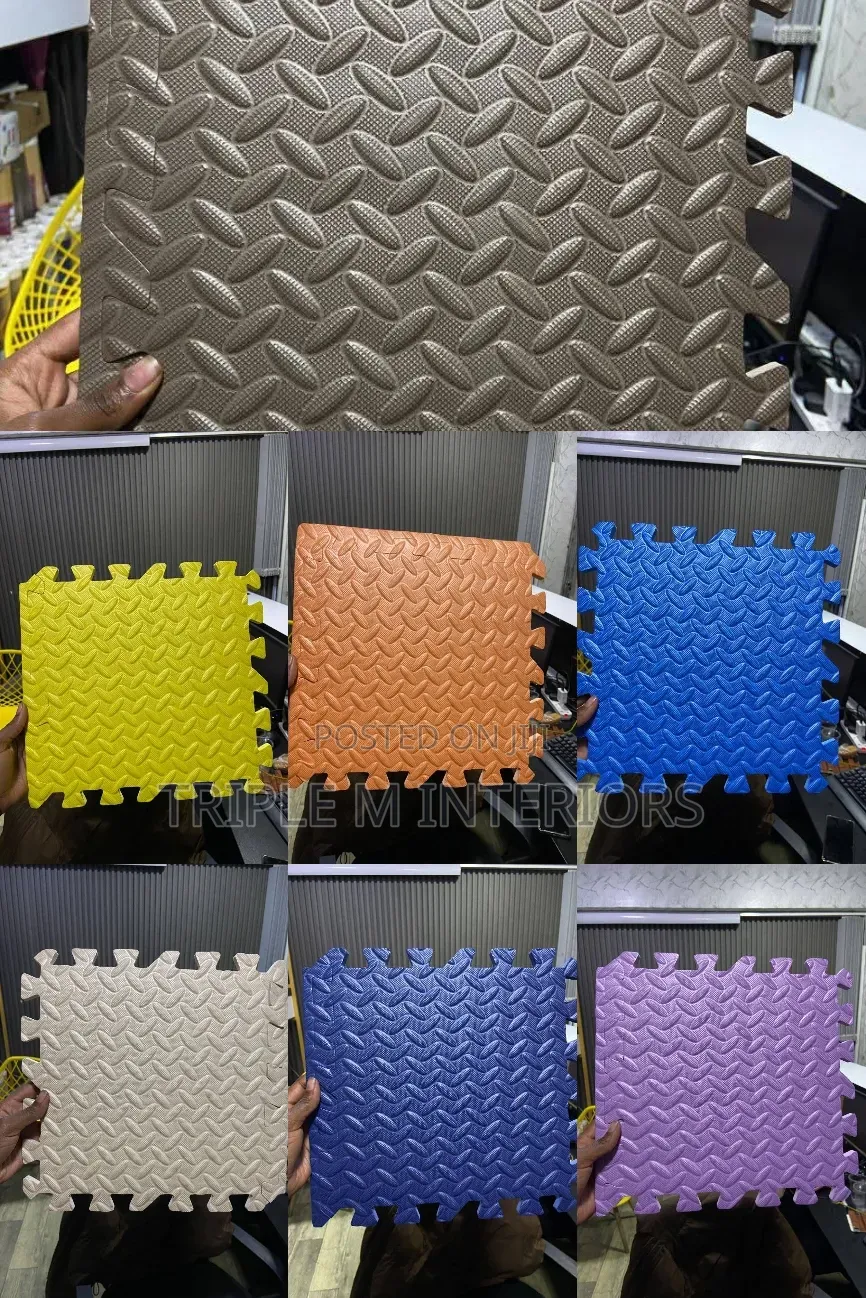 Customizable Color Mixes: Puzzle Mat Match Your Mats to Your Decor