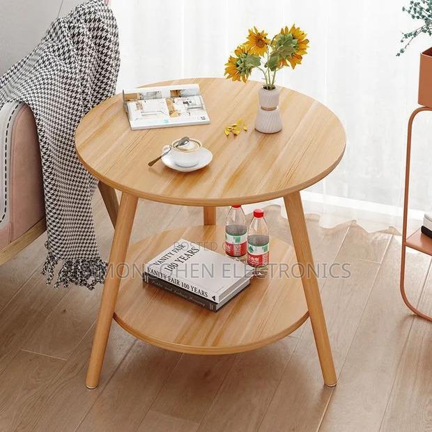 2 Layer Minimalist Nordic Syle Coffee Side Table - thumbnail 2